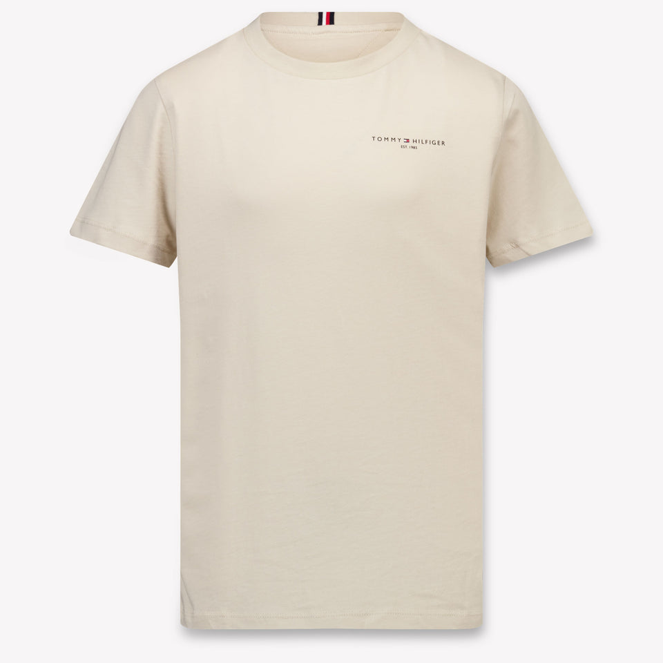 Tommy Hilfiger Kinder Unisex T-Shirt In Beige