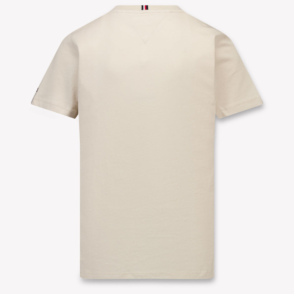 Tommy Hilfiger Kinder Unisex T-Shirt In Beige