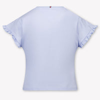 Tommy Hilfiger Kinder Meisjes T-Shirt In Licht Blauw