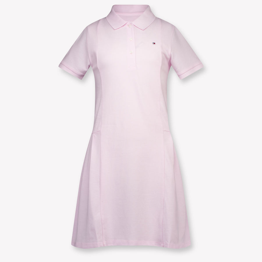 Tommy Hilfiger Kinder Meisjes Jurk In Licht Roze