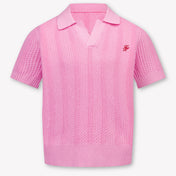 Tommy Hilfiger Kinder Meisjes Polo In Roze