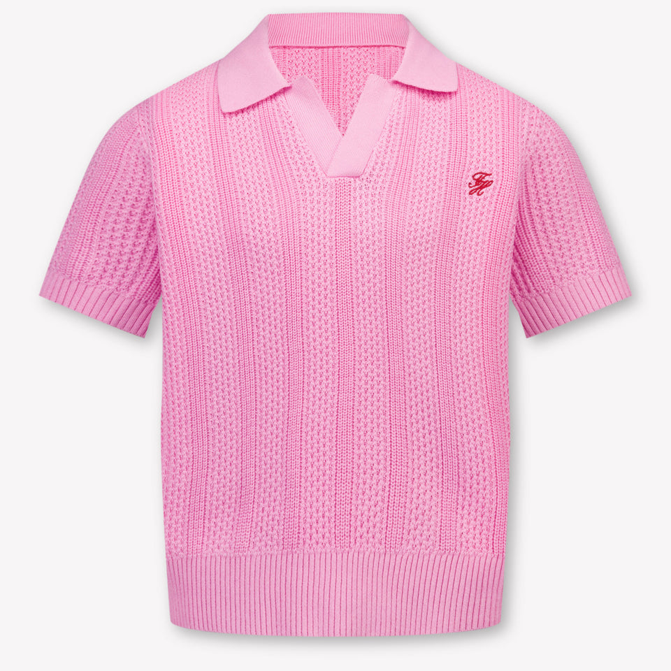 Tommy Hilfiger Kinder Meisjes Polo In Roze