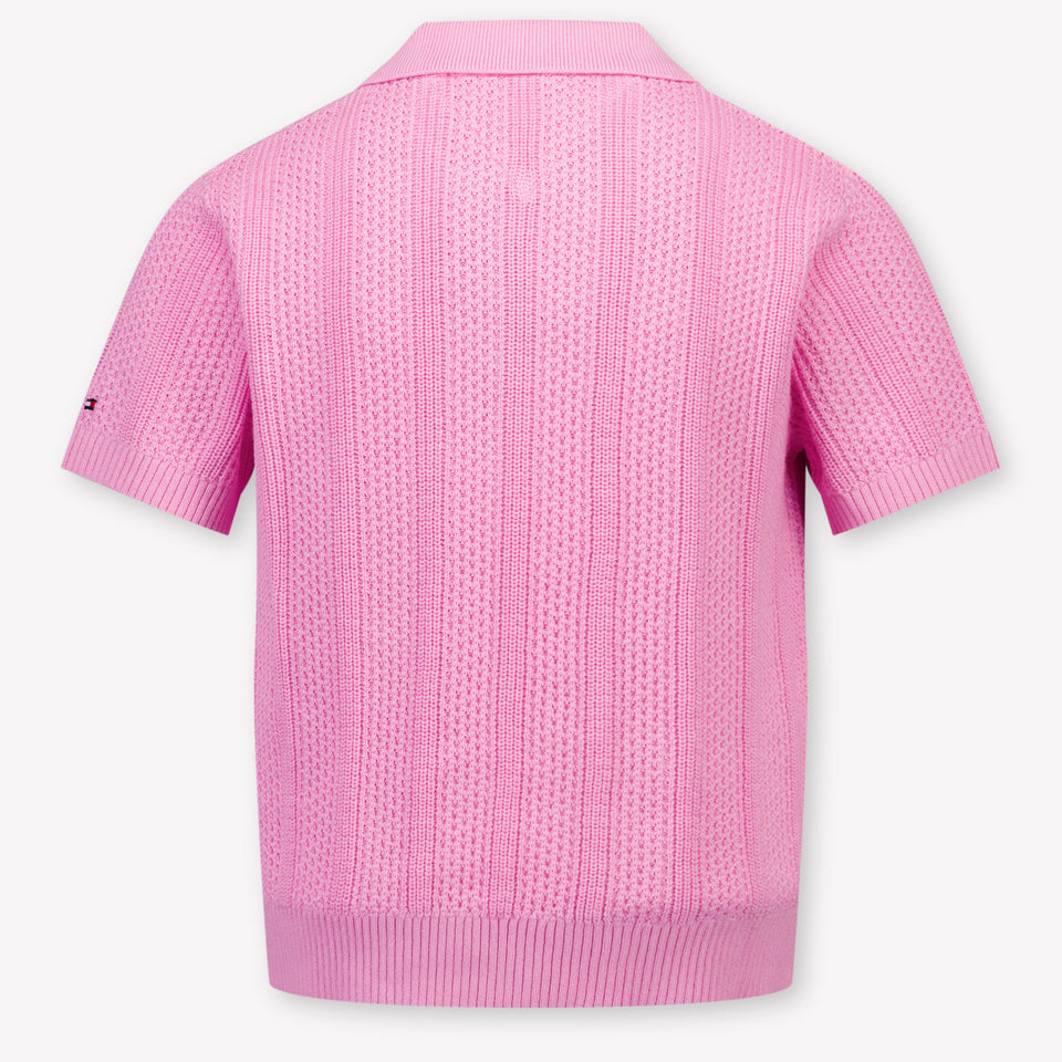 Tommy Hilfiger Kinder Meisjes Polo In Roze