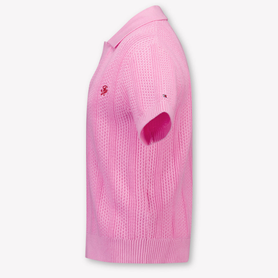 Tommy Hilfiger Kinder Meisjes Polo In Roze