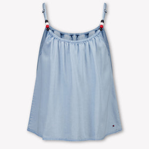 Tommy Hilfiger Kids Girls T-Shirt In Blue