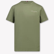Tommy Hilfiger Kinder Unisex T-Shirt In Groen
