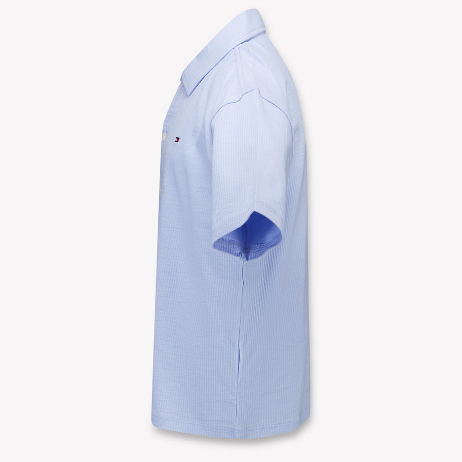 Tommy Hilfiger Kinder Jongens Polo In Licht Blauw