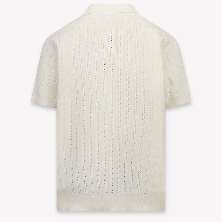 Tommy Hilfiger Kinder Jongens Polo In Off White