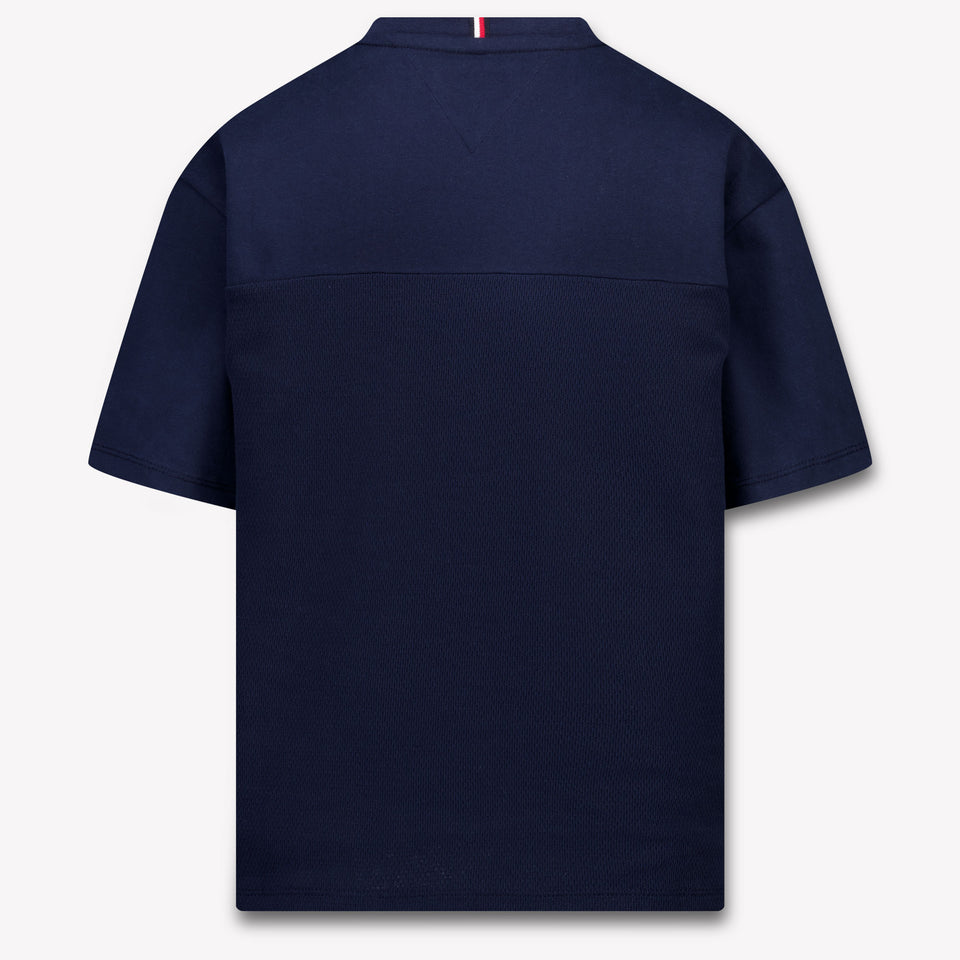 Tommy Hilfiger Kinder Jongens T-Shirt In Navy