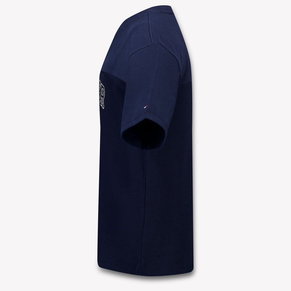Tommy Hilfiger Kinder Jongens T-Shirt In Navy