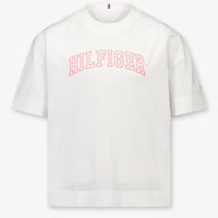 Tommy Hilfiger Kinder Meisjes T-Shirt In Wit