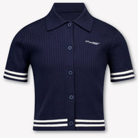 Tommy Hilfiger Kids Girls Polo In Navy