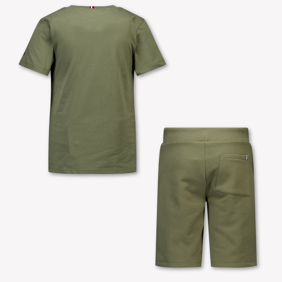 Tommy Hilfiger Kinder Jongens T-Shirt In Groen