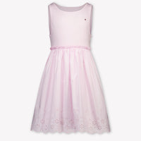 Tommy Hilfiger Kinder Meisjes Jurk In Licht Roze