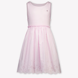 Tommy Hilfiger Kinder Meisjes Jurk In Licht Roze