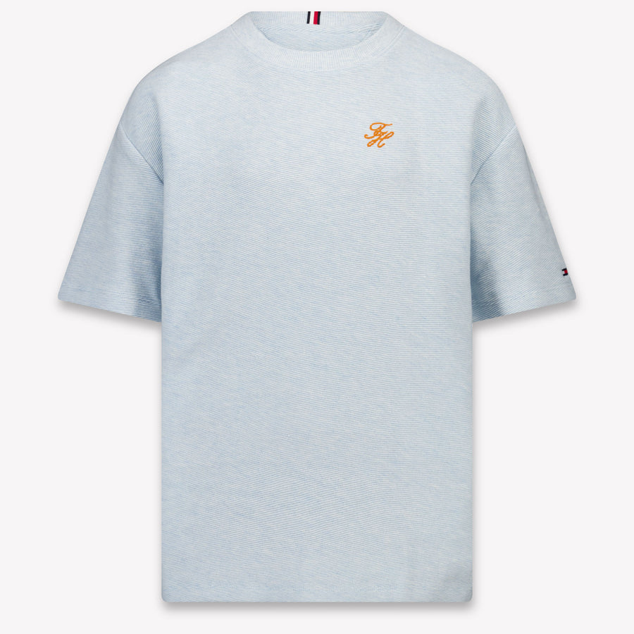 Tommy Hilfiger Kids Boys T-Shirt In Light Blue