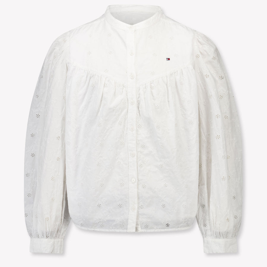 Tommy Hilfiger Kids Girls Blouse In White
