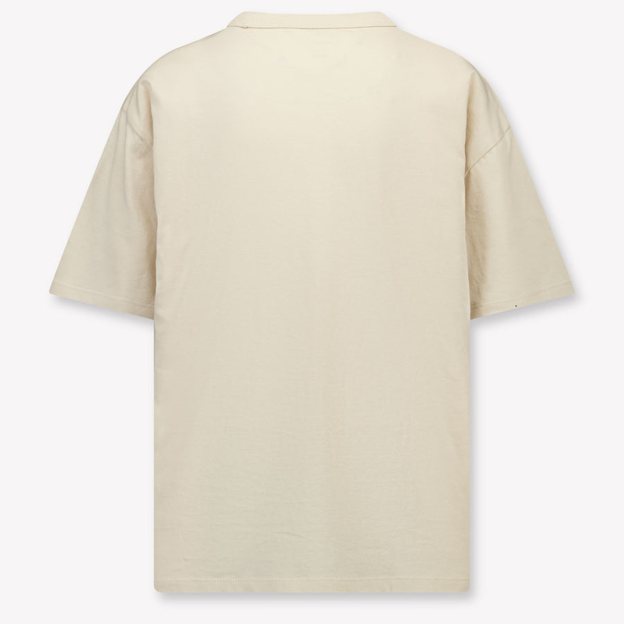 Calvin Klein Kids Boys T-Shirt In Light Beige