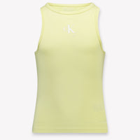 Calvin Klein Kids Girls T-Shirt In Yellow