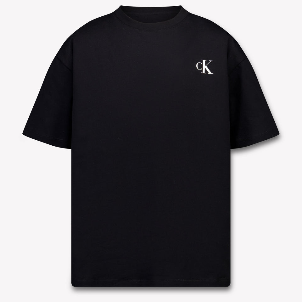 Calvin Klein Kids Boys T-Shirt In Black