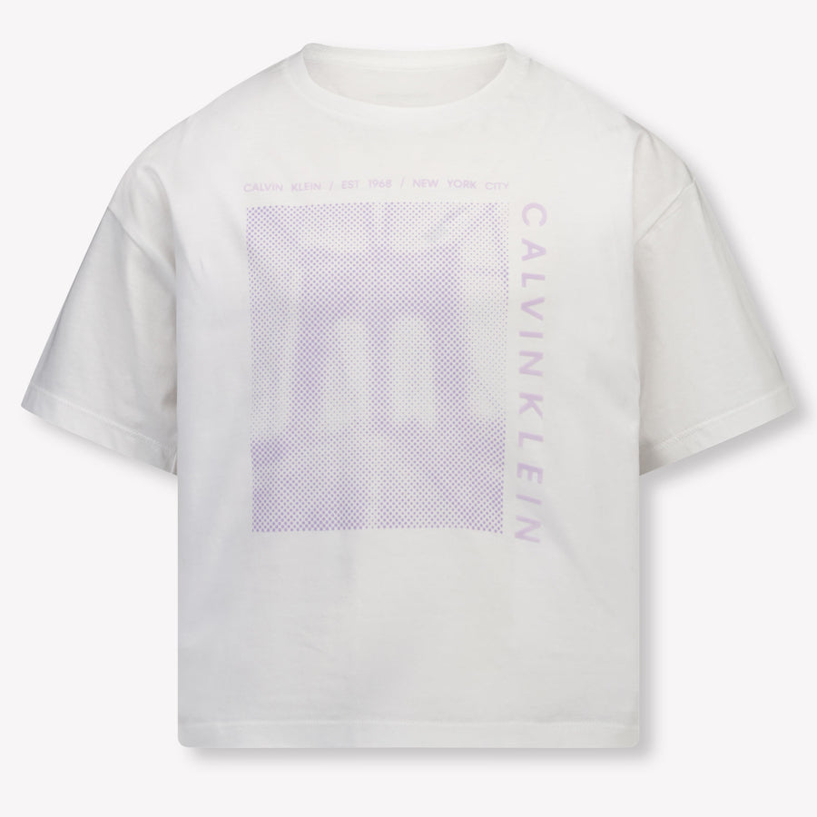 Calvin Klein Girls T-Shirt in White