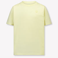 Calvin Klein Kids Unisex T-Shirt In Yellow