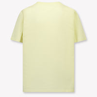 Calvin Klein Kids Unisex T-Shirt In Yellow