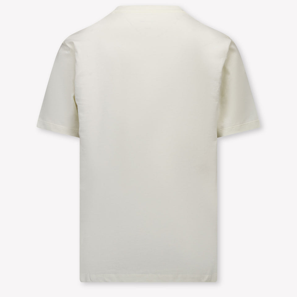 Calvin Klein Kids Boys T-Shirt In OffWhite