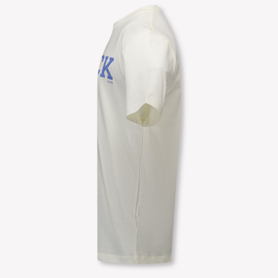 Calvin Klein Kids Boys T-Shirt In OffWhite