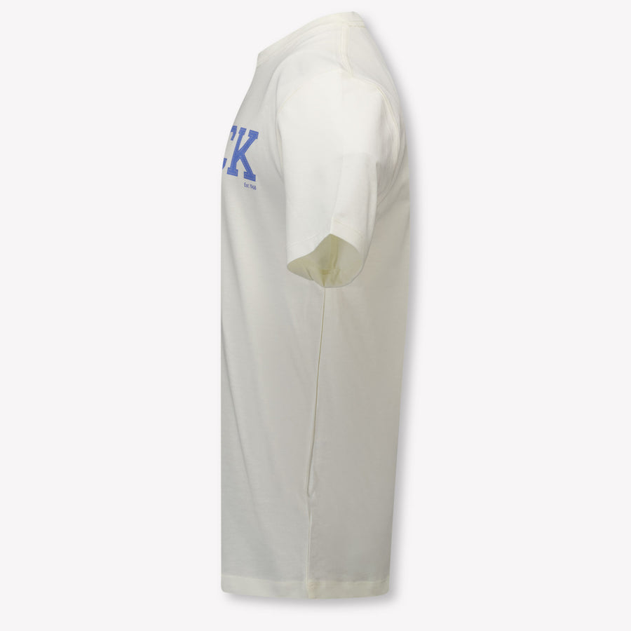 Calvin Klein Kids Boys T-Shirt In OffWhite