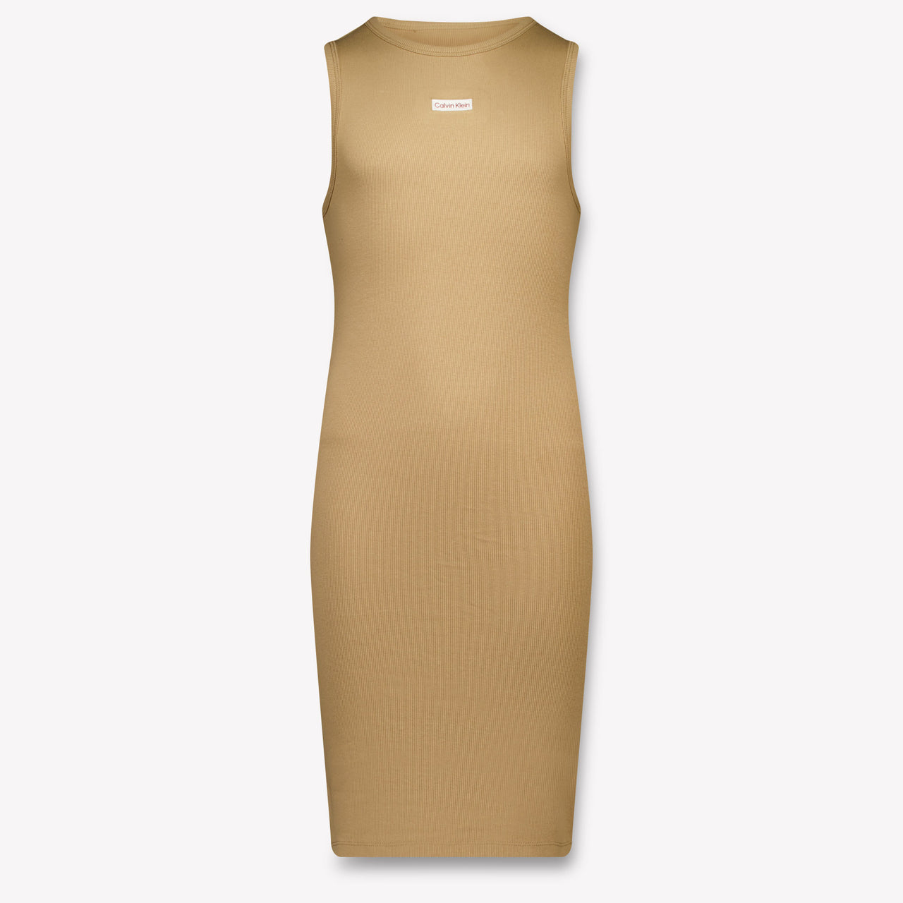 Calvin Klein Kids Girls Dress In Beige