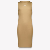 Calvin Klein Kids Girls Dress In Beige