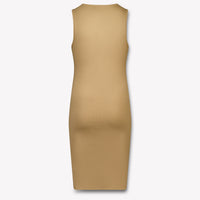 Calvin Klein Kids Girls Dress In Beige