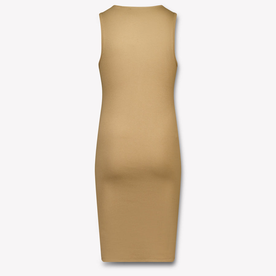Calvin Klein Kids Girls Dress In Beige