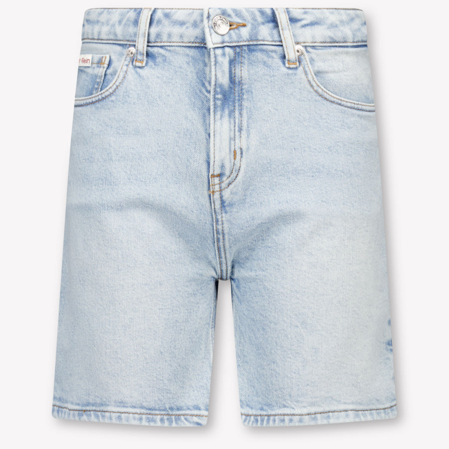 Calvin Klein Kinder Meisjes Shorts In Licht Blauw