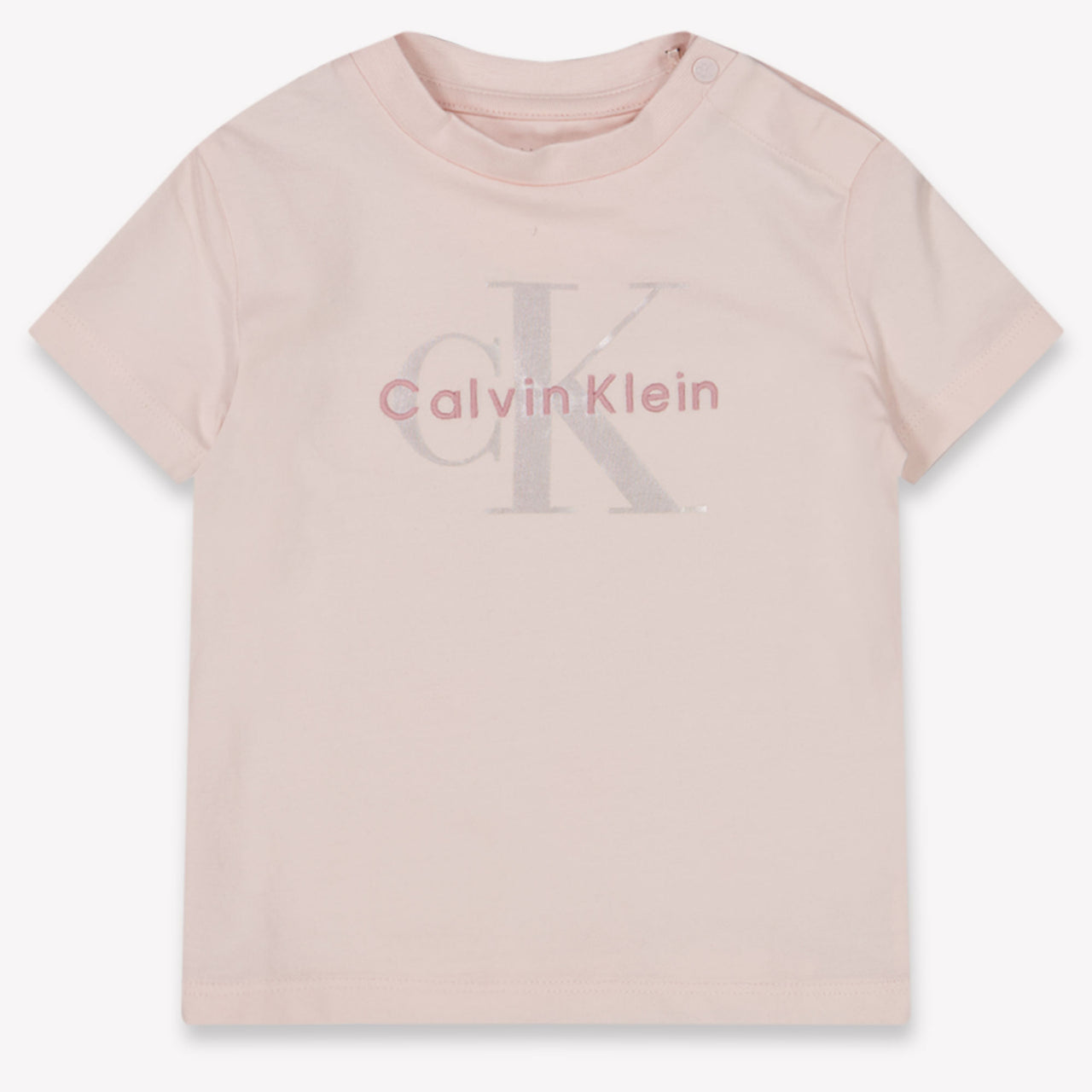 Calvin Klein Baby Girls T-Shirt In Light Pink
