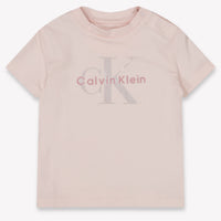Calvin Klein Baby Girls T-Shirt In Light Pink