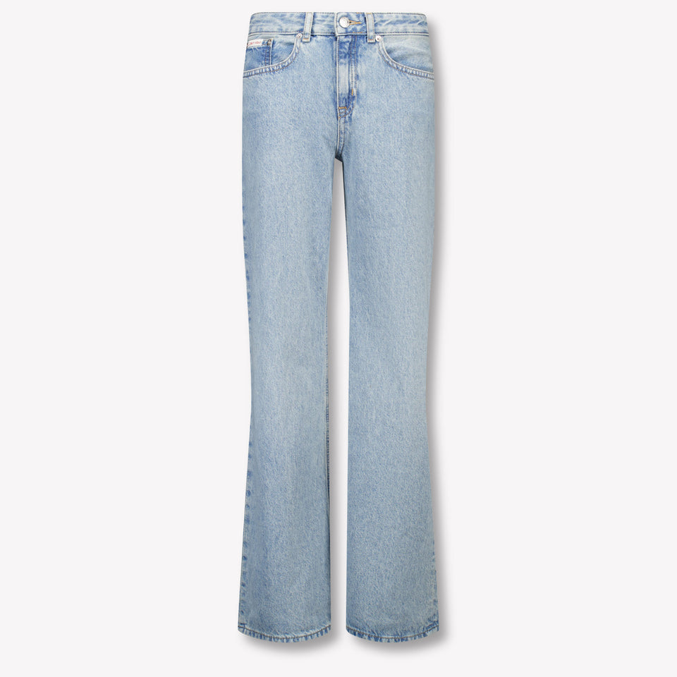 Calvin Klein Kids Girls Jeans In Light Blue
