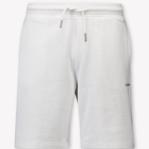 Calvin Klein Kinder Unisex Shorts In Wit