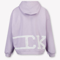 Calvin Klein Kids Girls Sweater In Lilac
