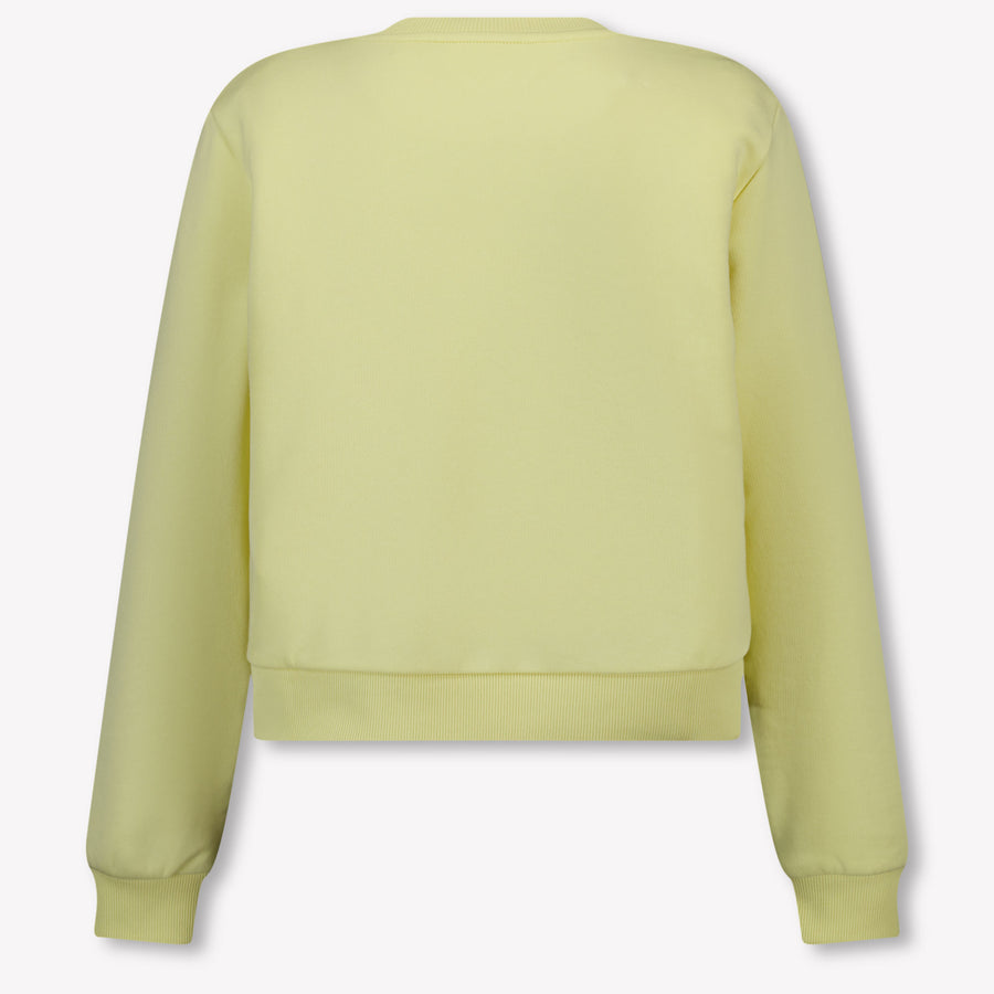 Calvin Klein Kids Girls Sweater In Yellow