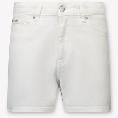 Calvin Klein Kinder Meisjes Shorts In Wit