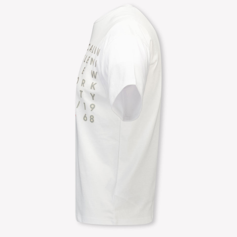 Calvin Klein Kinder Jongens T-Shirt In Wit
