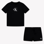 Calvin Klein Baby Unisex Setje In Zwart