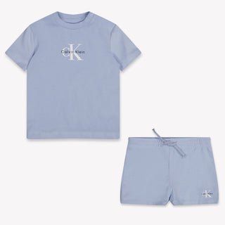 Calvin Klein Baby Unisex Setje In Licht Blauw