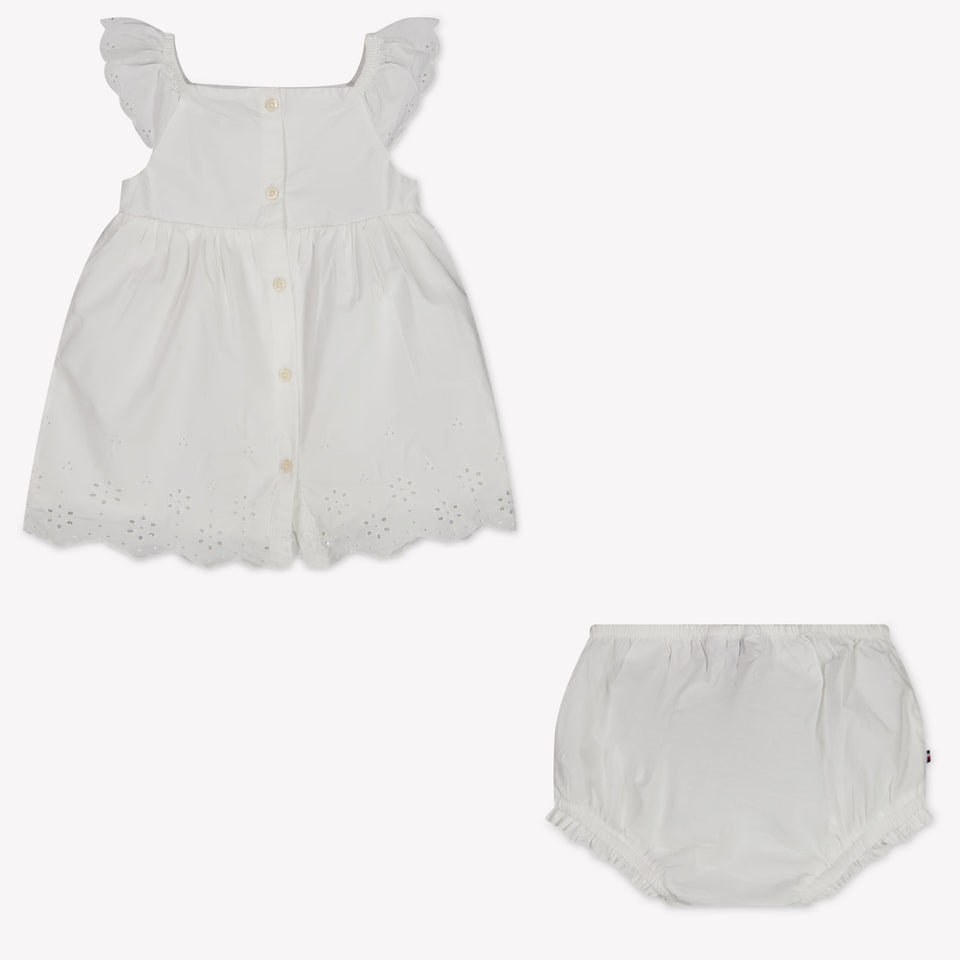 Tommy Hilfiger Baby Girls Dress In White