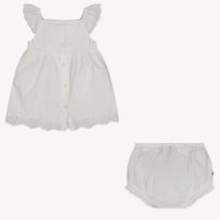 Tommy Hilfiger Baby Meisjes Jurk In Wit