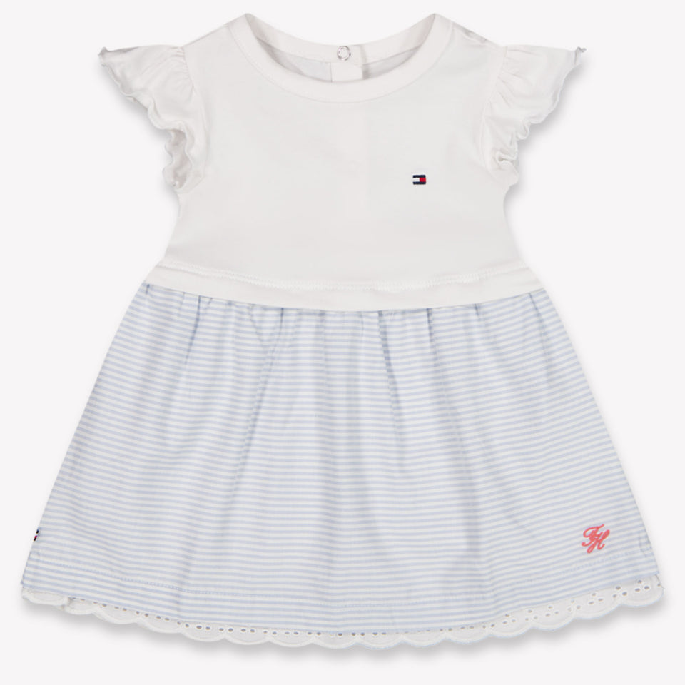 Tommy Hilfiger Baby Girls Dress In Light Blue