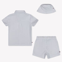 Tommy Hilfiger Baby Jongens Setje In Licht Blauw