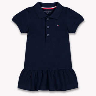 Tommy Hilfiger Baby Girls Dress In Navy